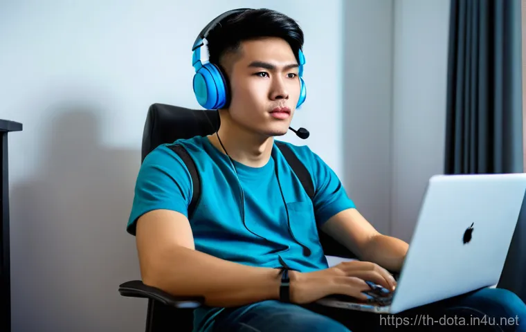 도타2 핑 문제 해결 - Prompt 1: Frustrated Gamer Checking Internet Speed**